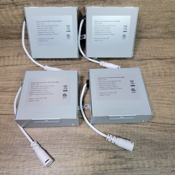 Torchstar Led Recessed Light 12W 6 Inch Ultra-Thi Dowlight 2700k Soft White 4Pk - Picture 3 of 9